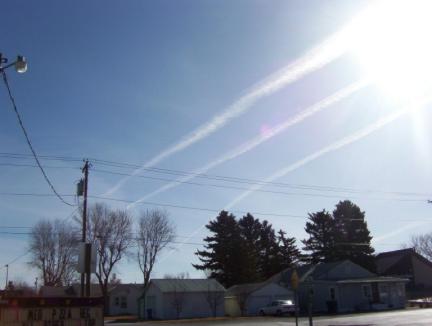 Three Forks Contrails